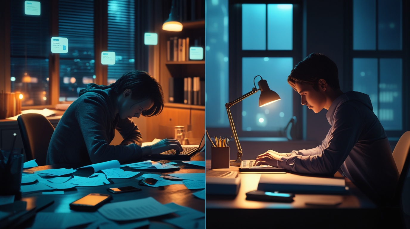 The Procrastination Trap — cinematic image